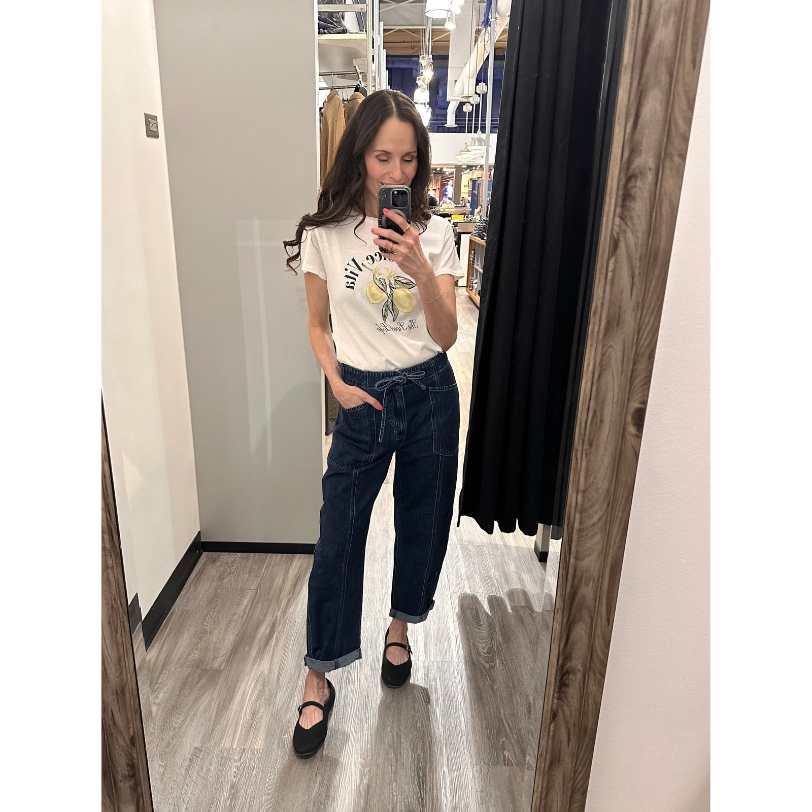 Daze Villa Drawstring Barrel in Blue Mood