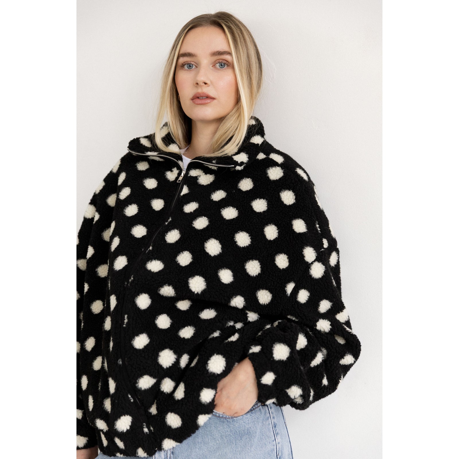 Brunette the Label Classic Sherpa Jacket