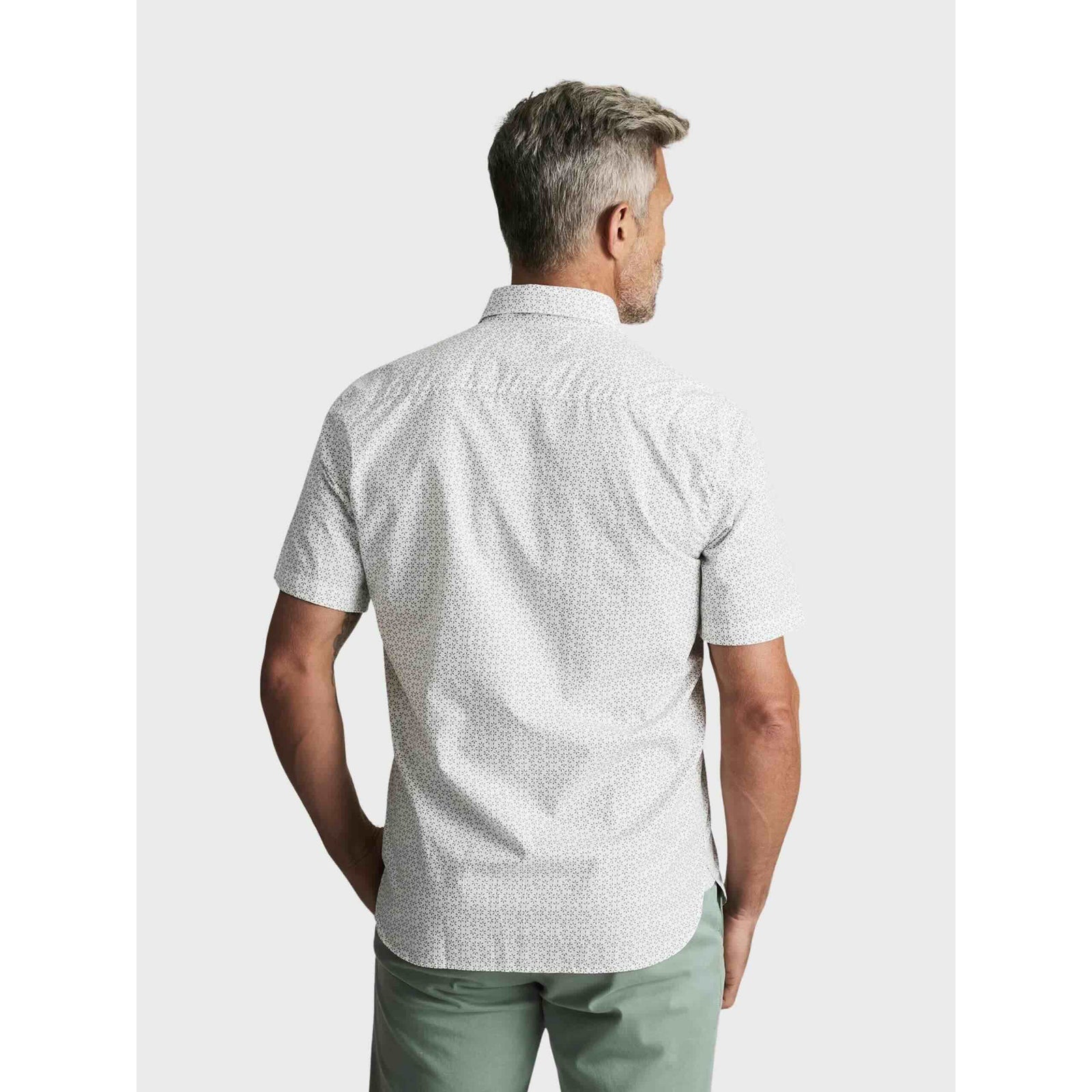 34 Heritage Luxe Twill Printed Shirt