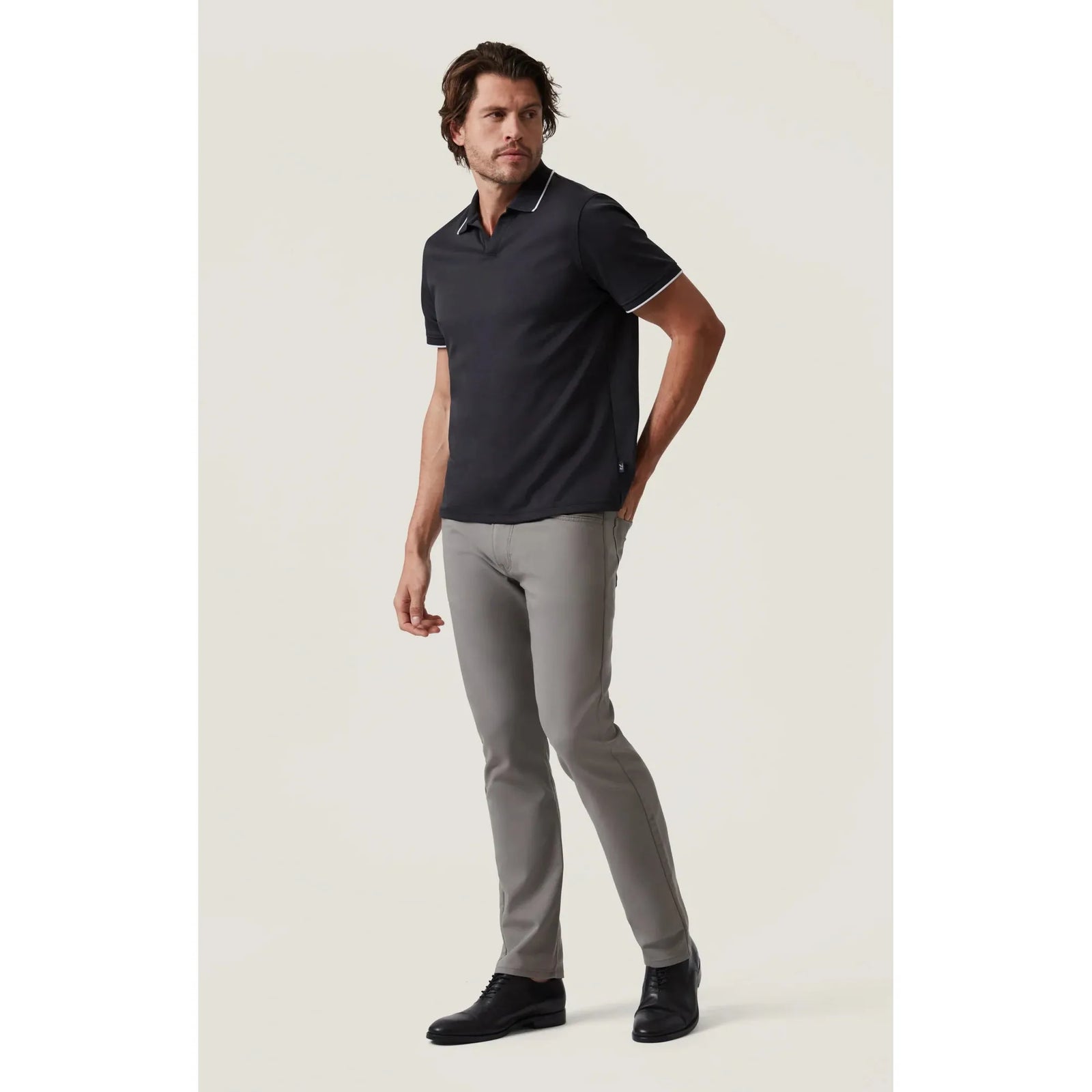 Elevate your style with the 34 Heritage Riviera Polo featuring elegant white lining for any occasion.