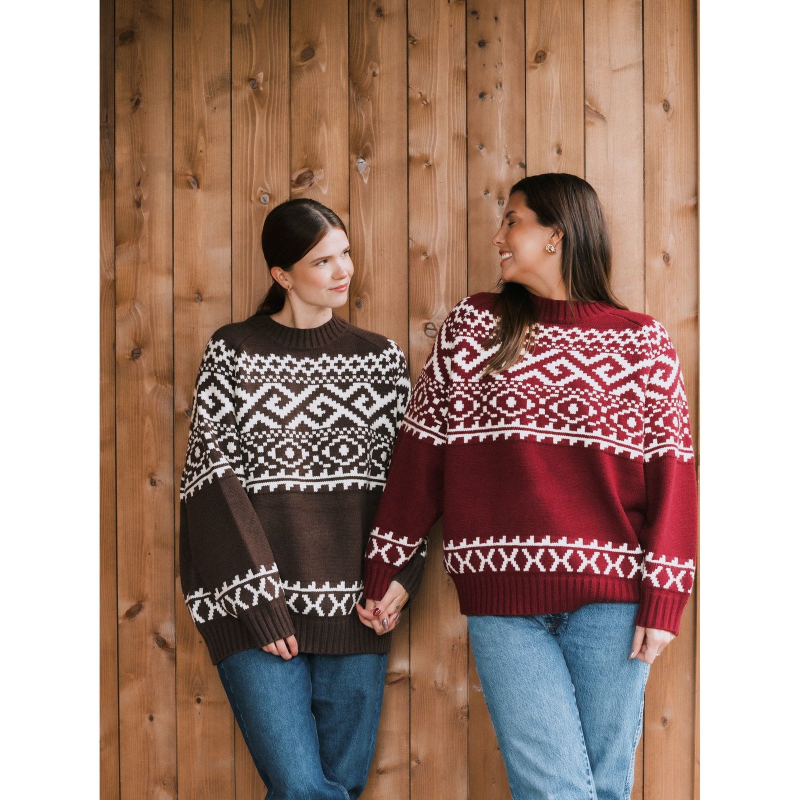 Brunette the Label Fair Isle Sweater