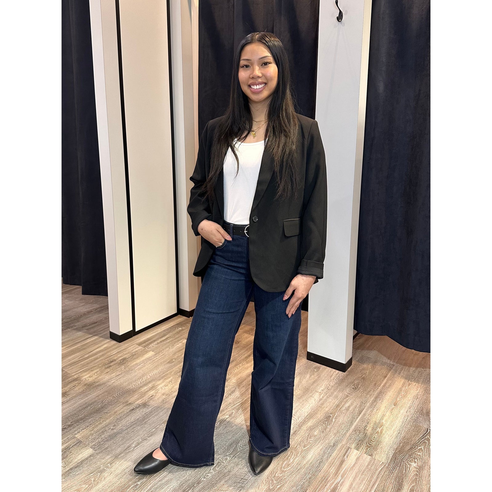 Silver Suki Wide Leg in Hollen