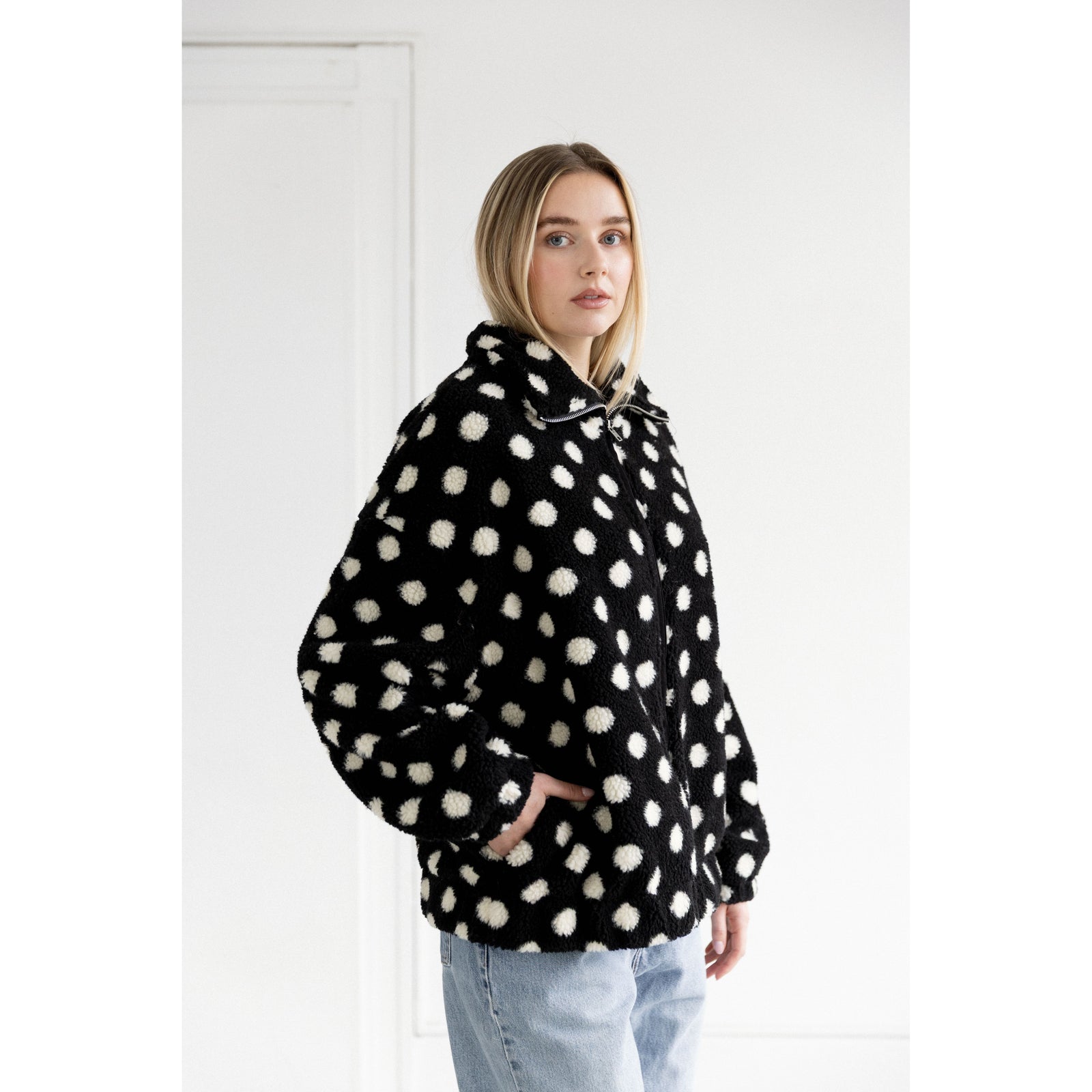 Brunette the Label Classic Sherpa Jacket