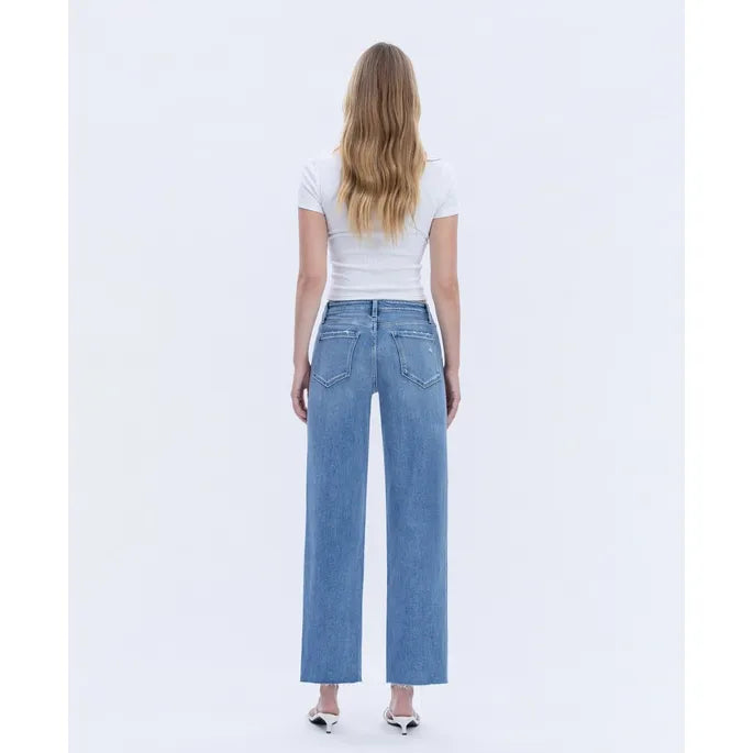 Flying Monkey Supported High Rise Slim Wide Leg