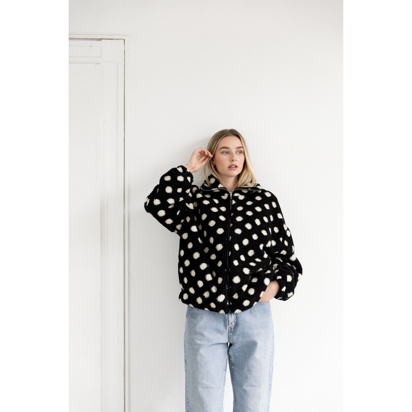Brunette the Label Classic Sherpa Jacket