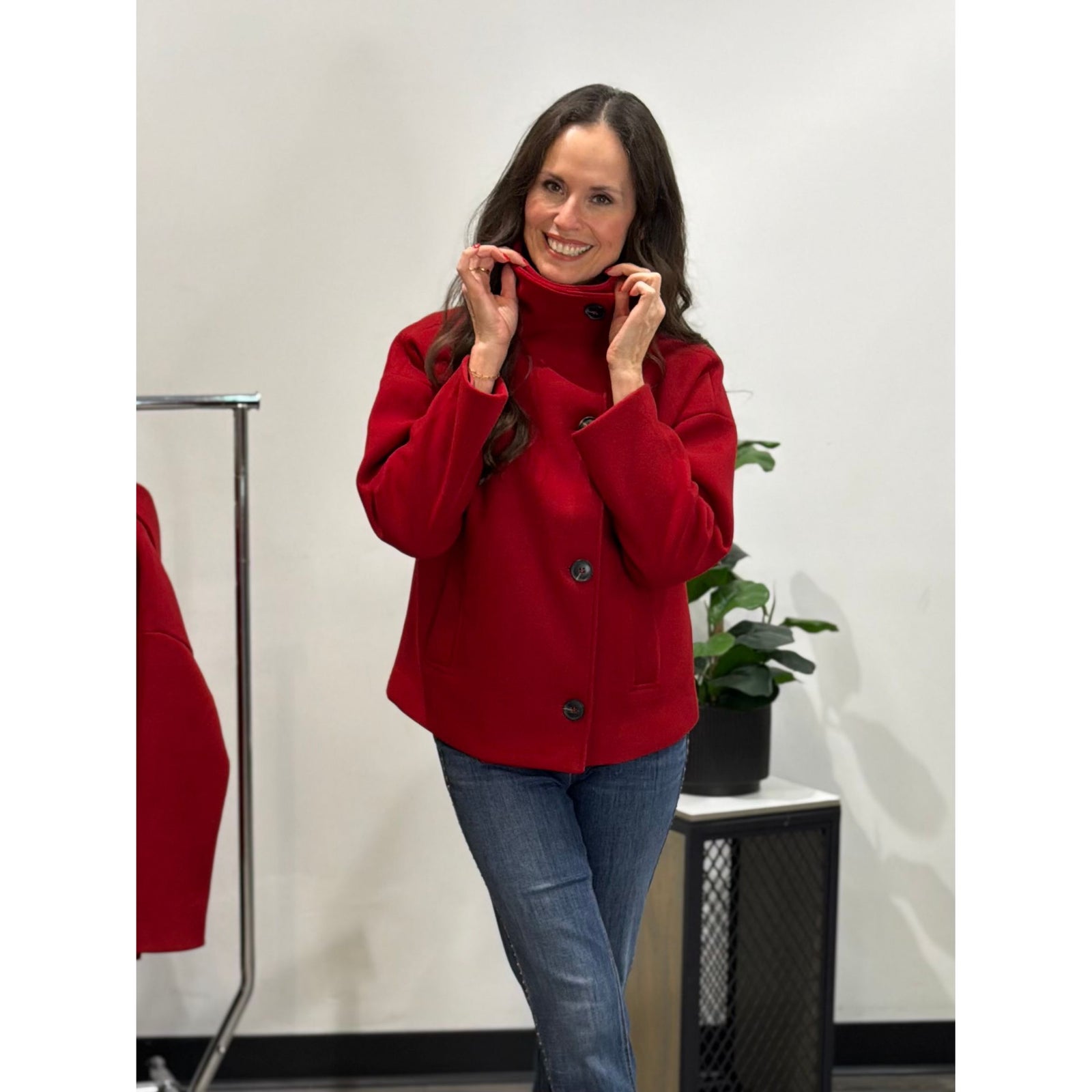 Tribal Lofty Funnel Neck Jacket