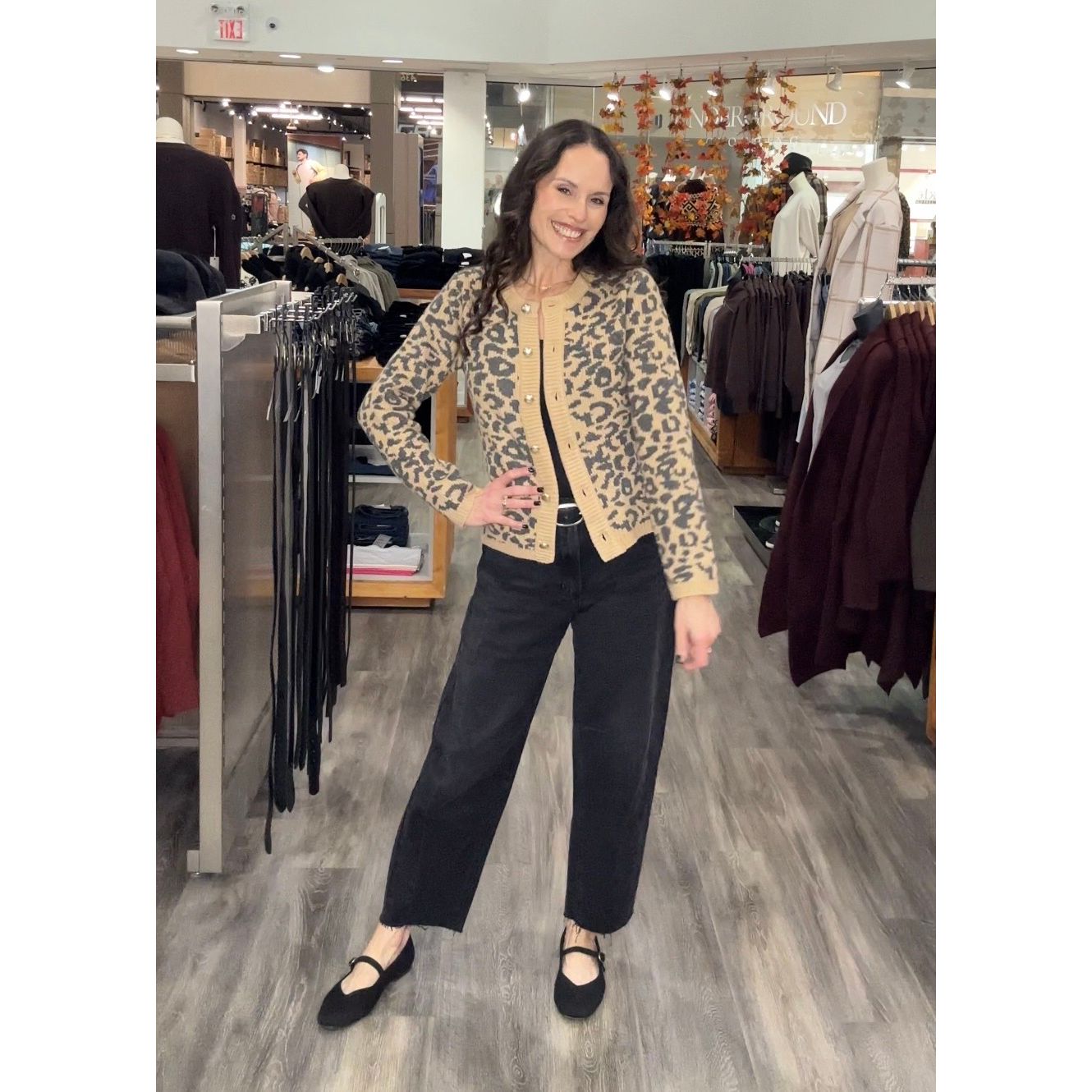 Dex Leopard Cardigan