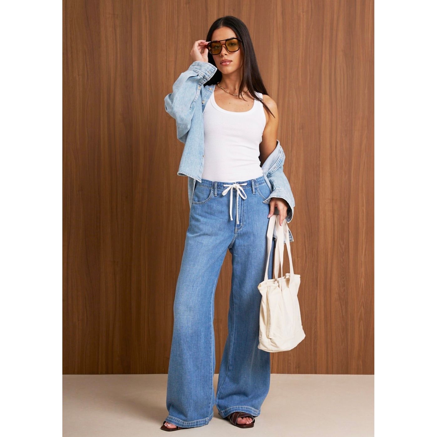 Silver Relaxed Fit Beach Shirt