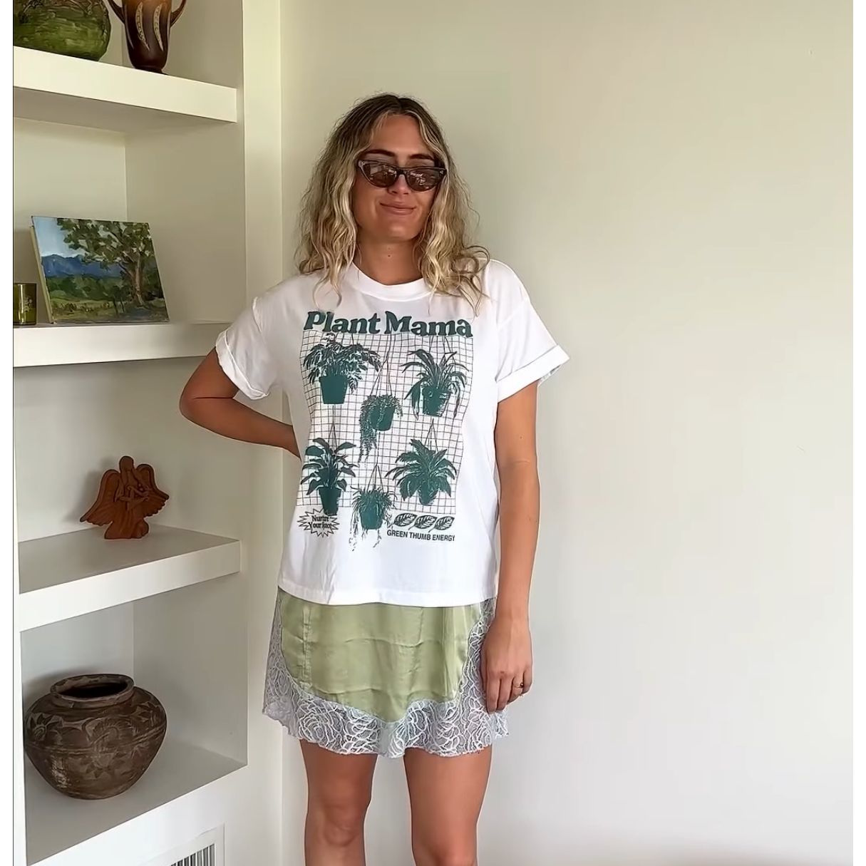 Girl Dangerous Plant Mama Vintage Tee