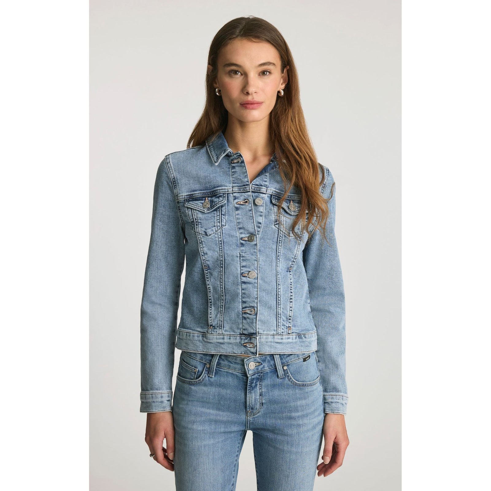 Mavi Samantha Light Brushed Flex Blue