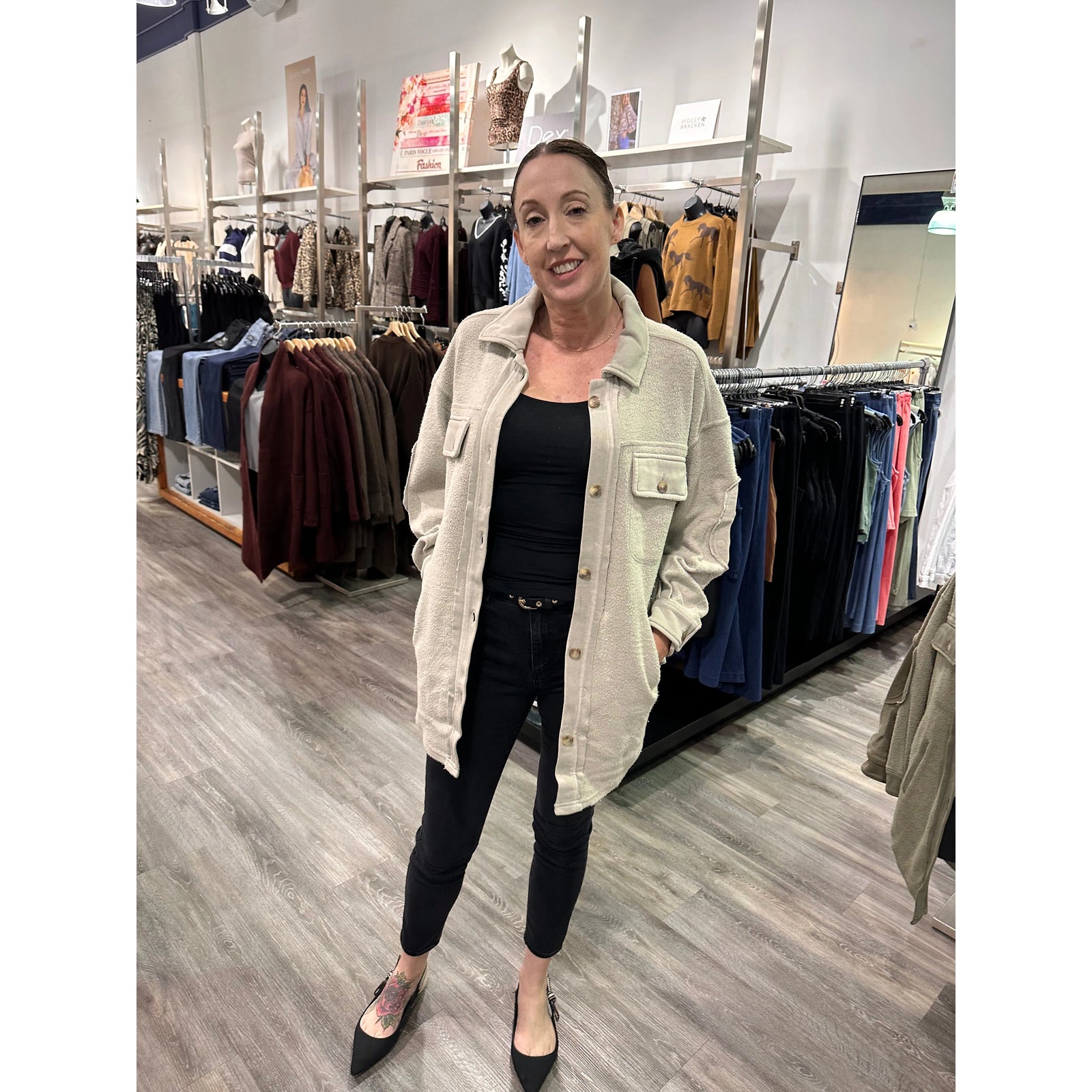 Lexie Fleece Oversize Jacket