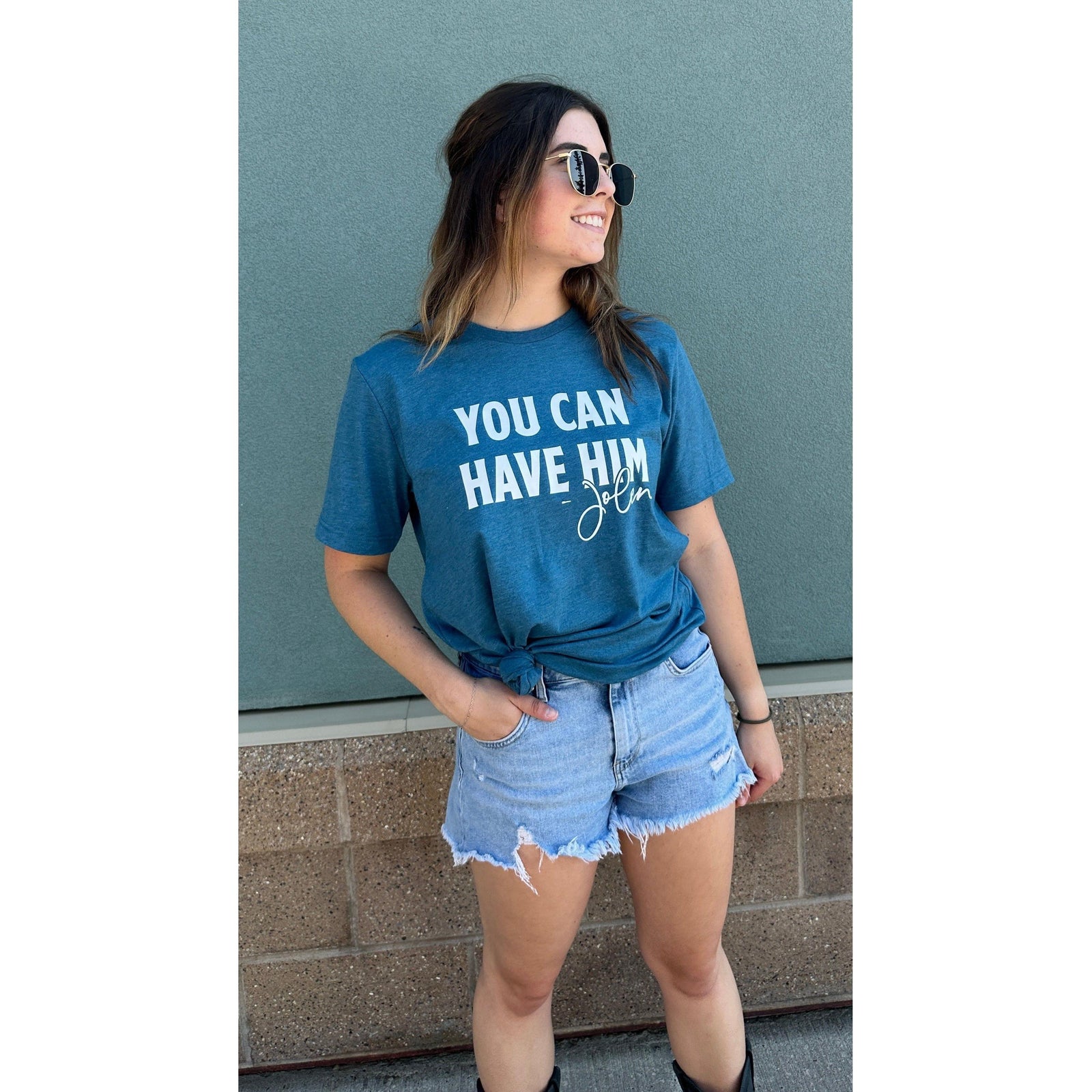 Stylish You Can Have Him T-Shirt with relaxed fit, perfect for a casual look. Eco-friendly and sweatshop-free.