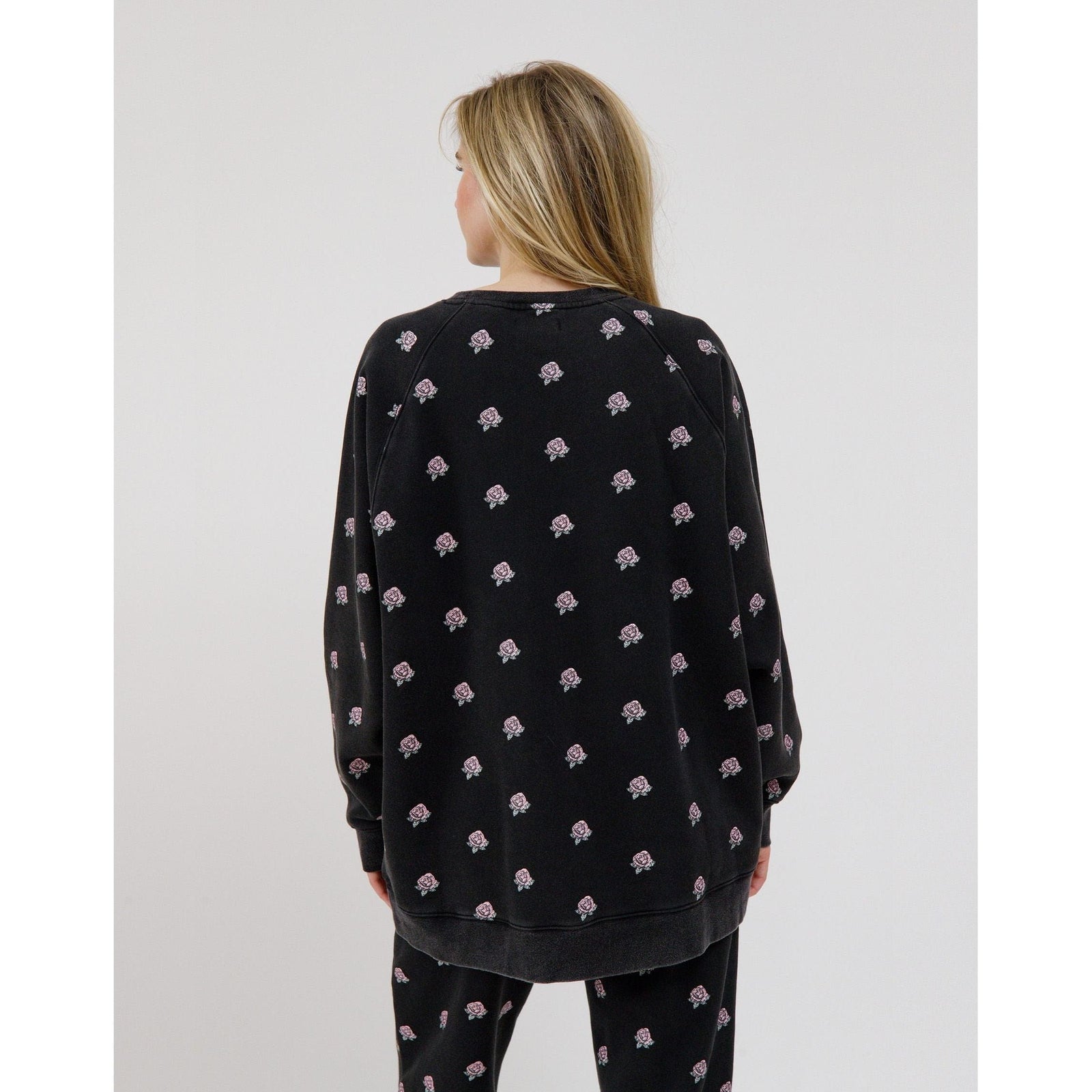 Brunette the Label Brunette the Label All Over Flower Not Your Boyfriend's Crew