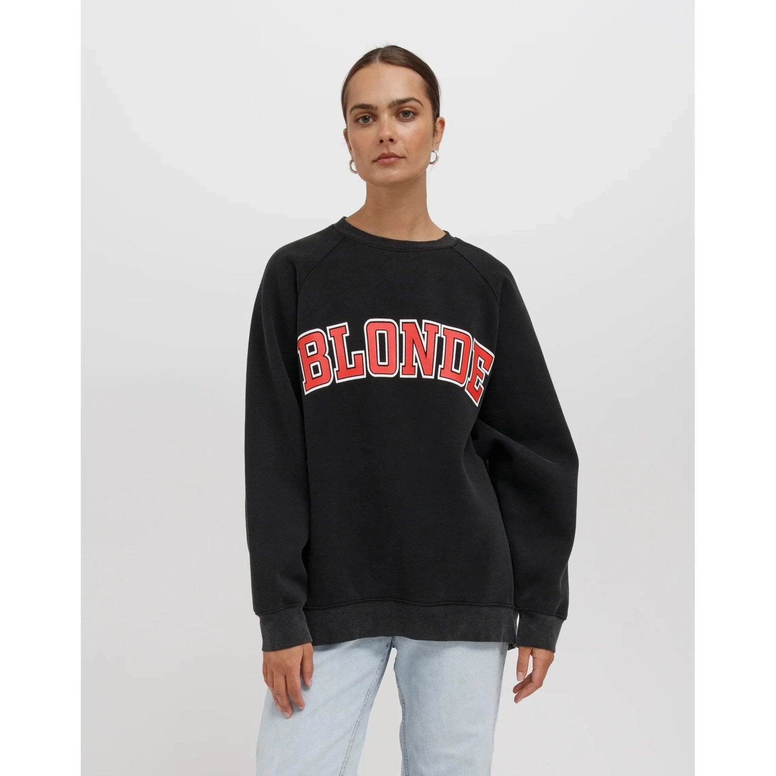 Brunette the Label Washed Black / XS-S Brunette the Label Blonde Not Your Boyfriend's Crew