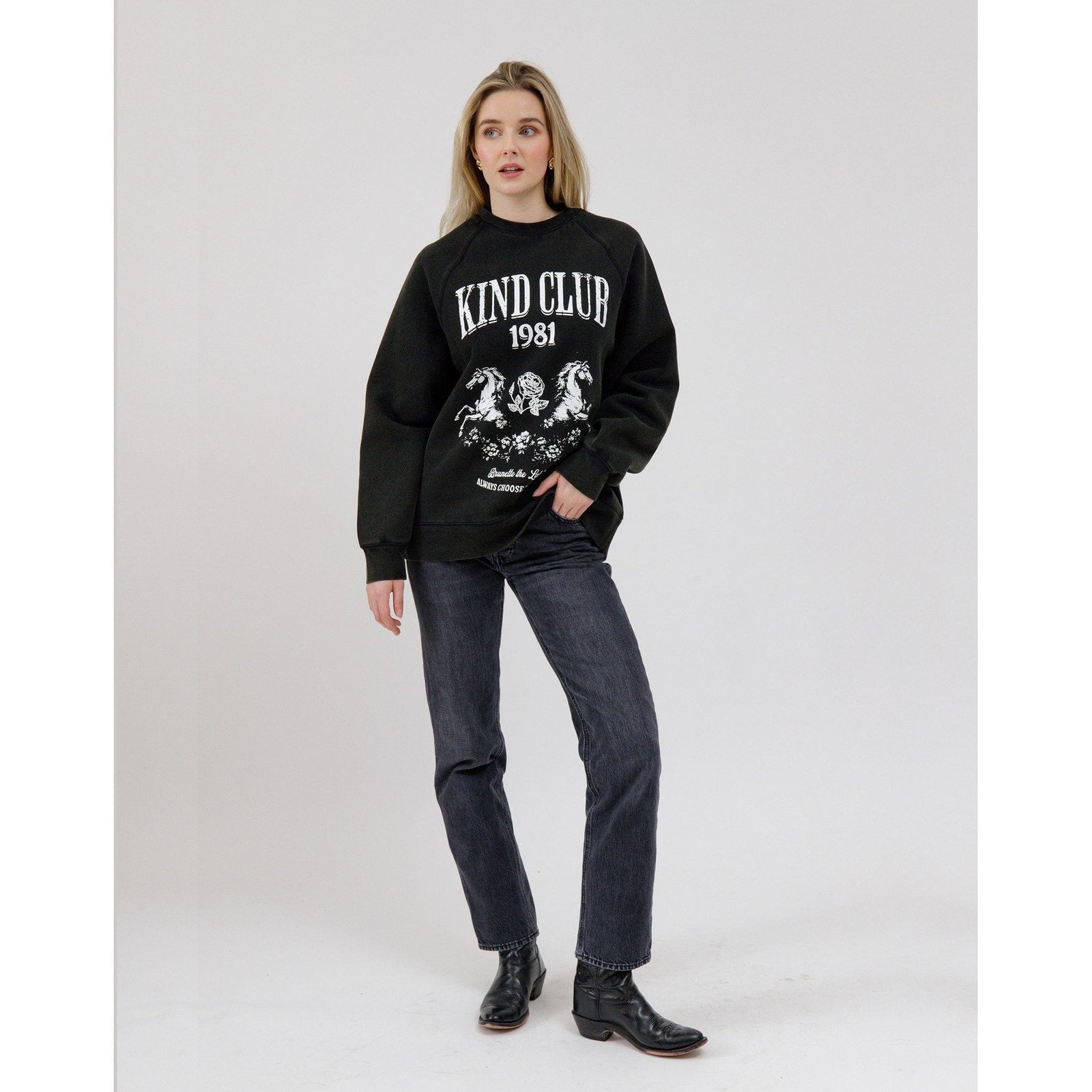 Brunette the Label Brunette the Label Not Your Boyfriend Kind Club Crew