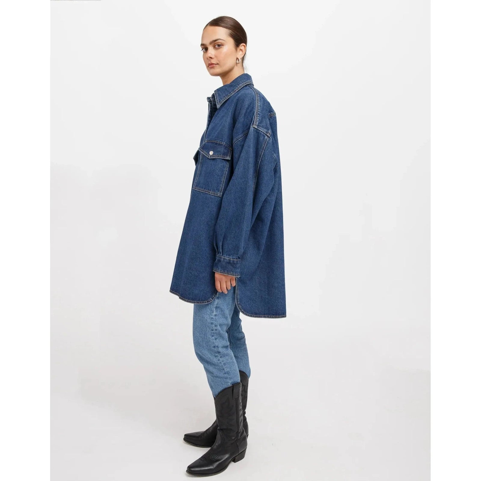 Brunette the Label Brunette the Label Shania Indigo Denim Jacket