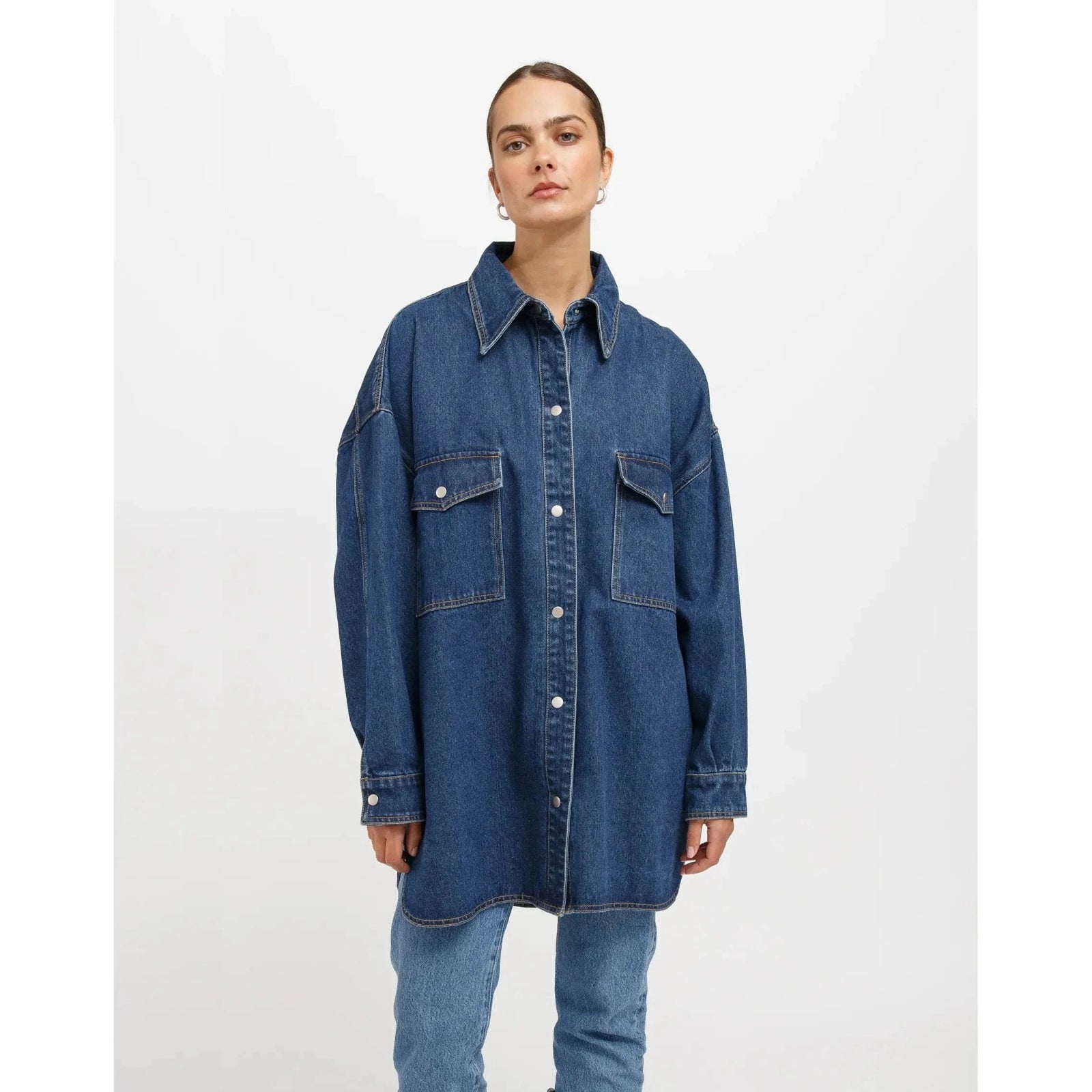 Brunette the Label Indigo / XS-S Brunette the Label Shania Indigo Denim Jacket