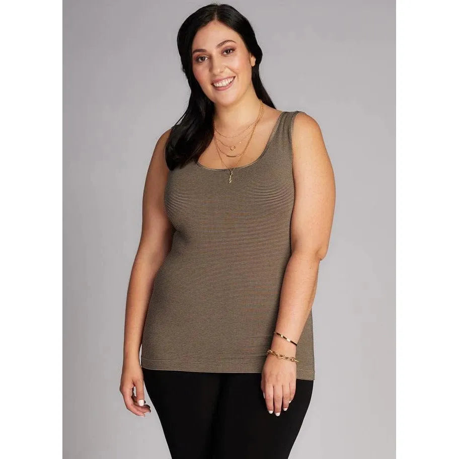 C'est Moi C'est Moi Curvy Bamboo Scoop Tank