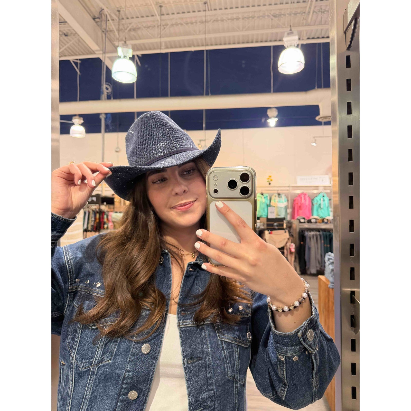 CC Beanie Glitter Cowboy Hat
