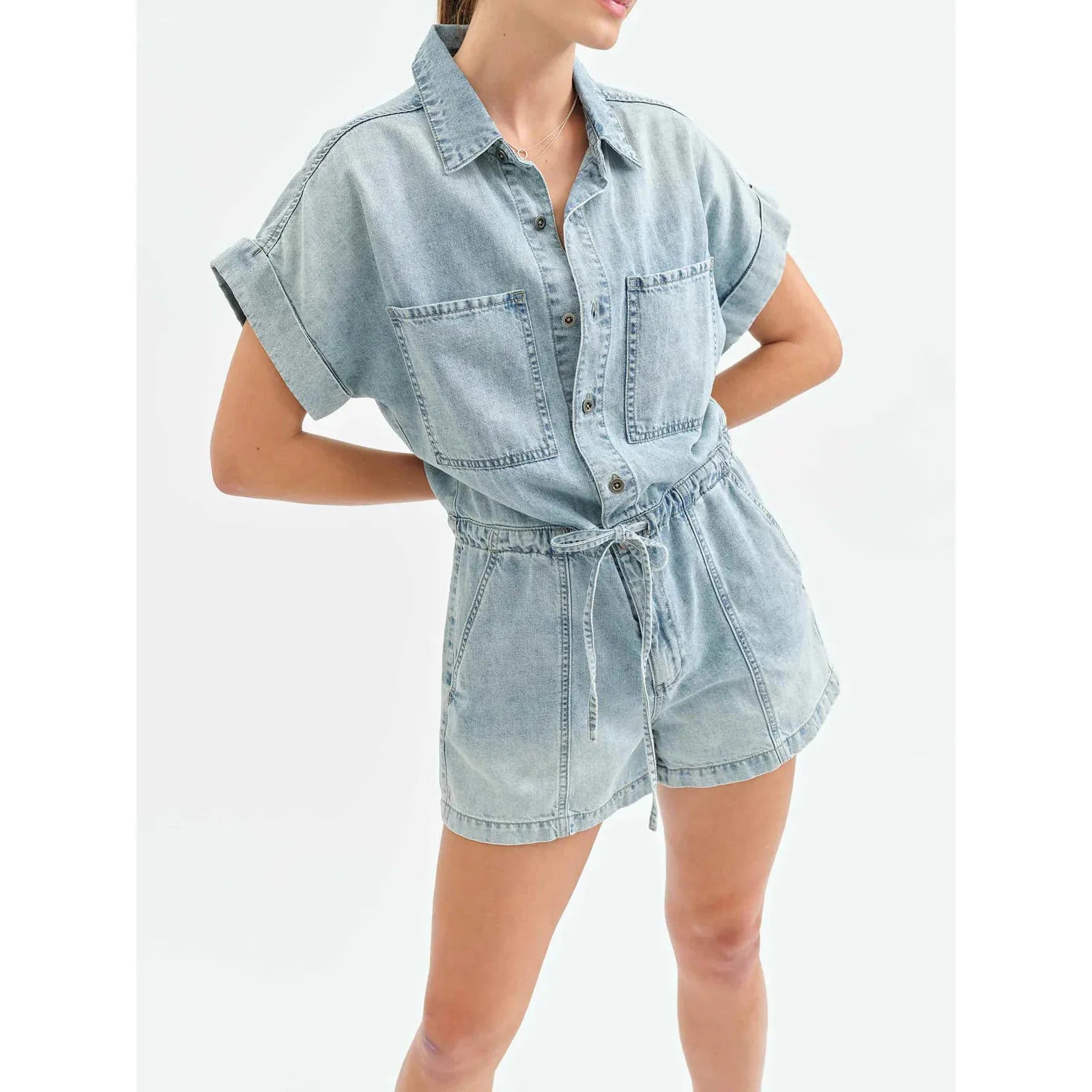 Daze Surfside Romper in Wildcard showcases a stylish, breathable design perfect for effortless, all-day wear.