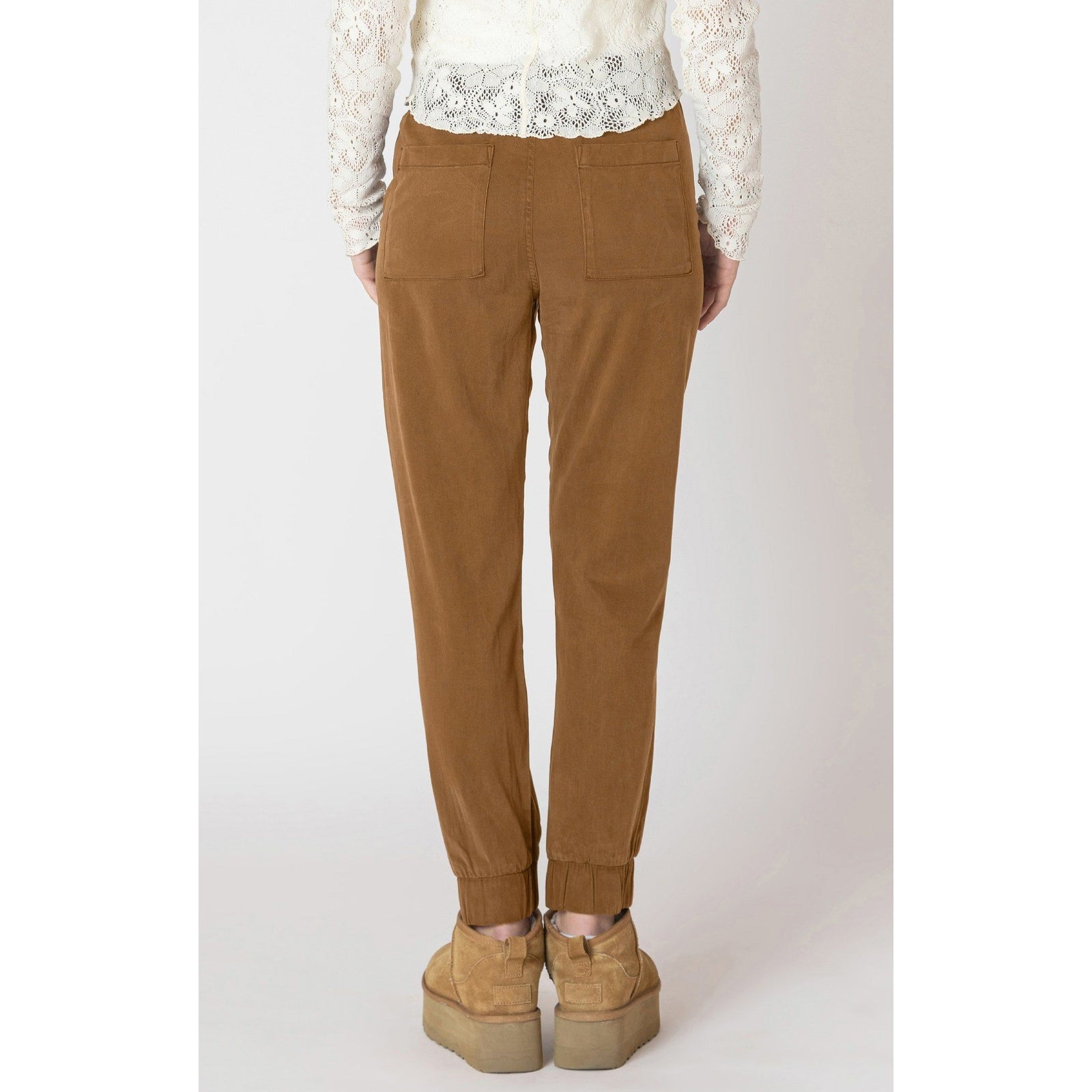 Relax in style with the Dex Soft Toch Jogger, featuring a drawstring waist and patch pockets for ultimate comfort.