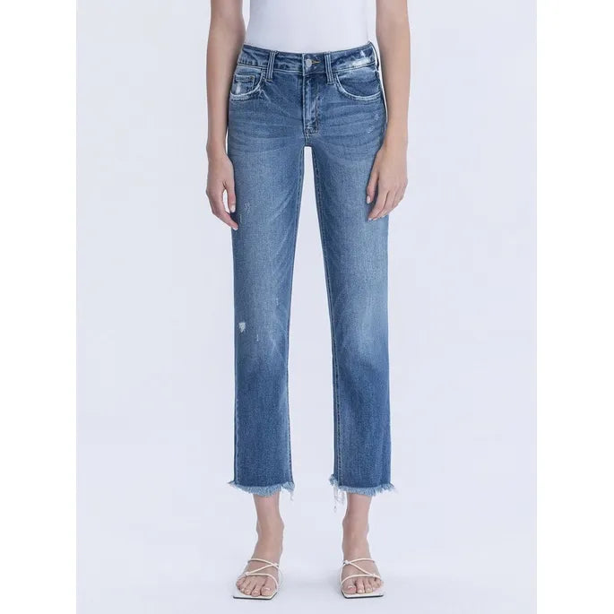 Flying Monkey Congenial Mid Rise Slim Straight Crop