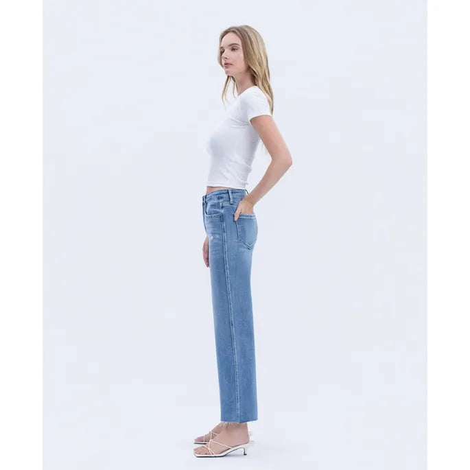 Flying Monkey Supported High Rise Slim Wide Leg