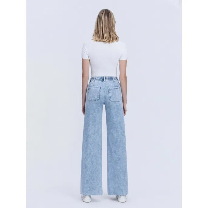 Flying Monkey Clearly High Rise Drawstring Wide Leg