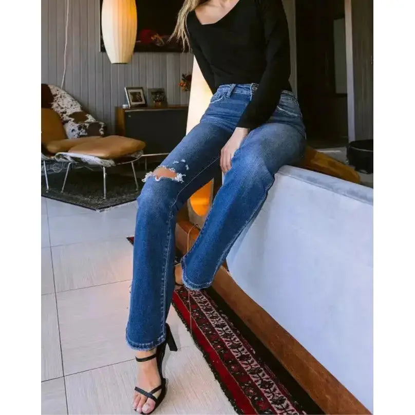 Flying Monkey Flying Monkey Bergenia High-Rise Bootcut