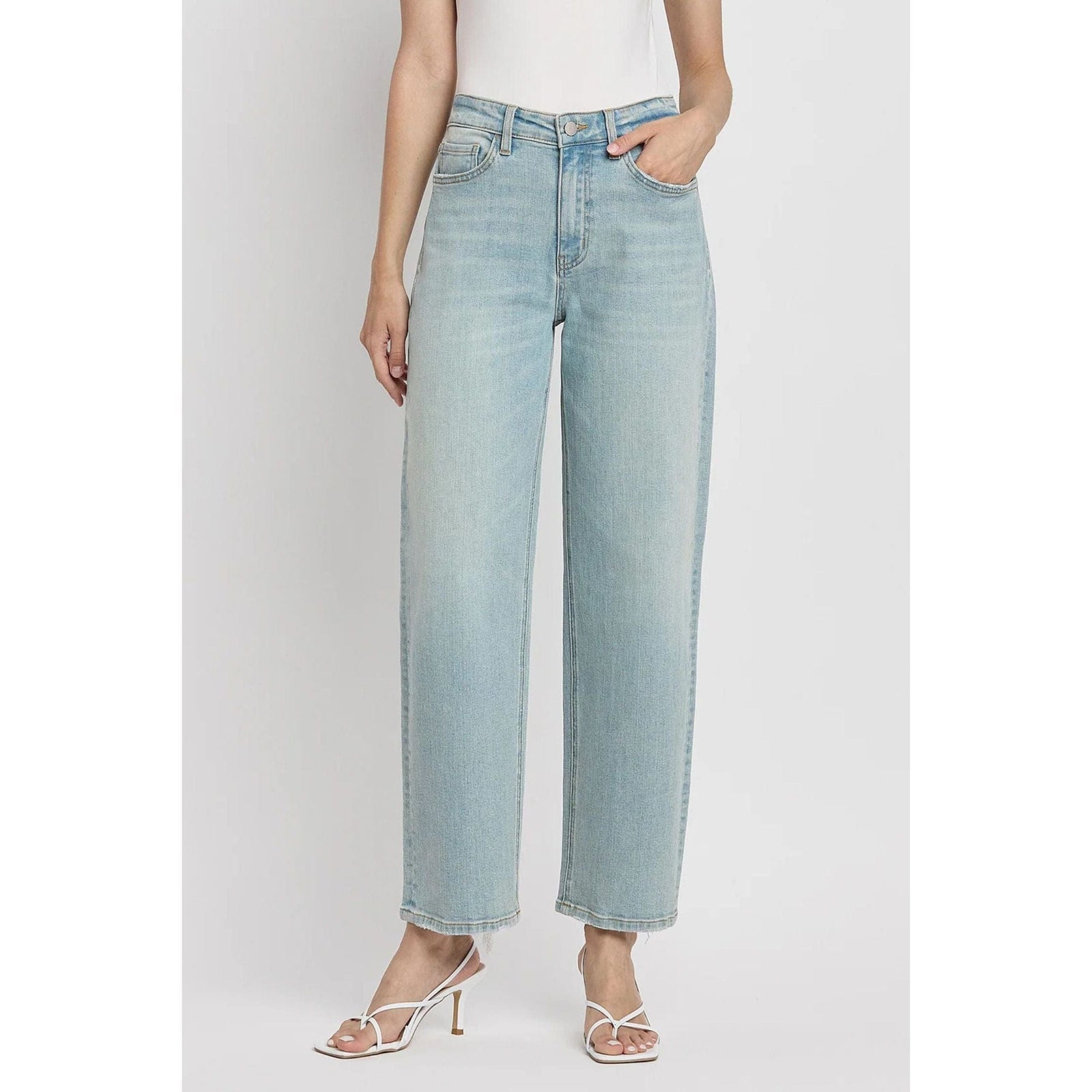 Flying Monkey Flying Monkey Blockbuster High Rise Barrel Jean