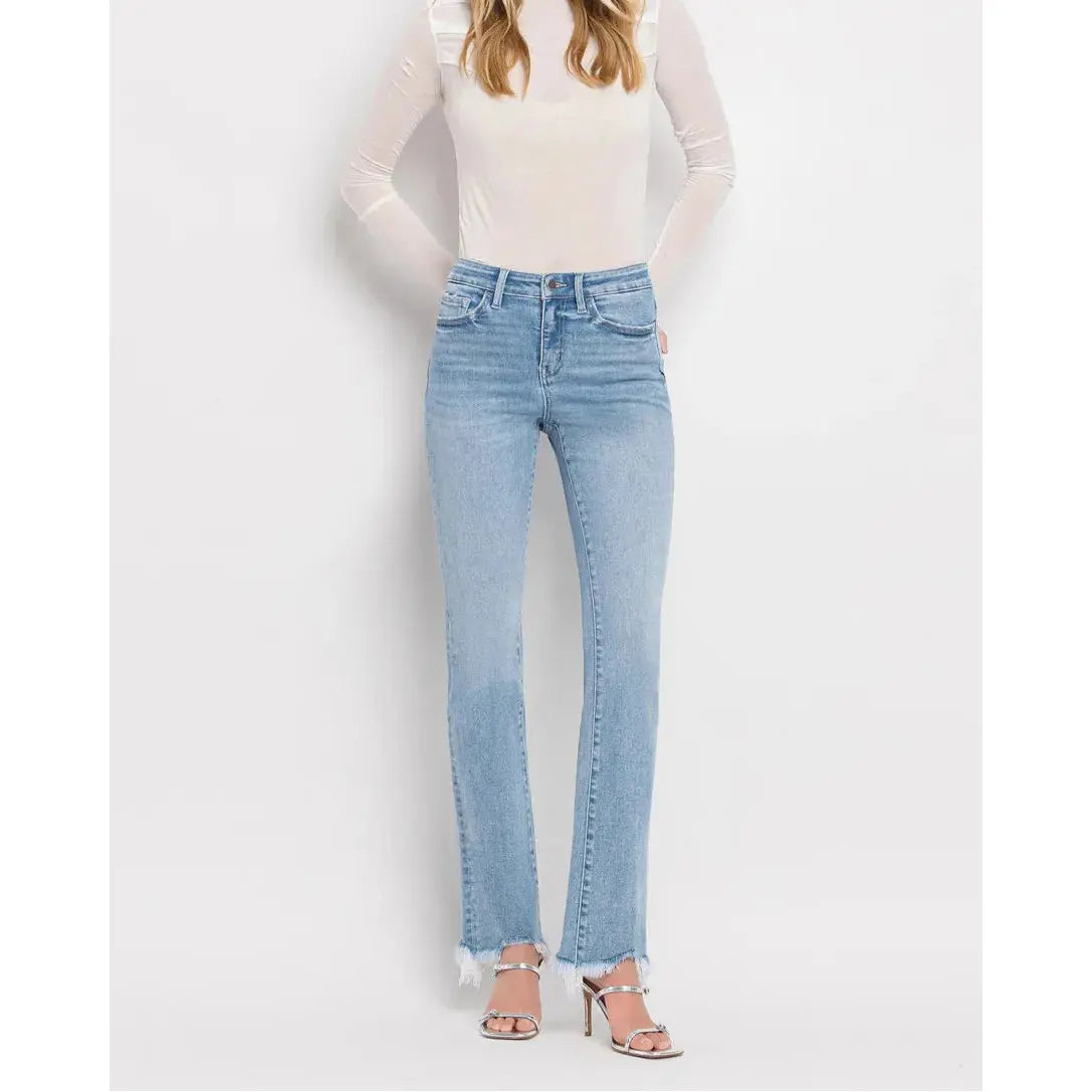 Flying Monkey Flying Monkey Blue Flame High Rise Mini Bootcut