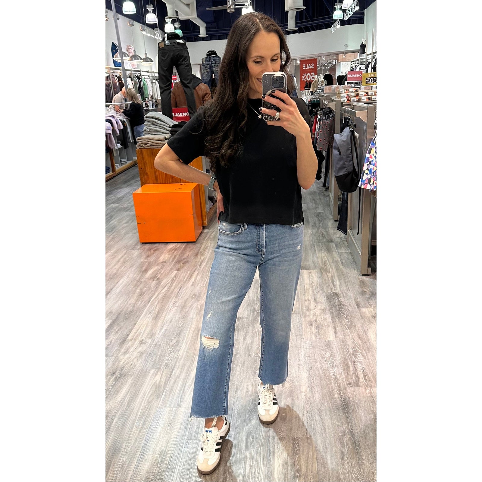 Flying Monkey Flying Monkey Blue Grove High Rise Wide Leg