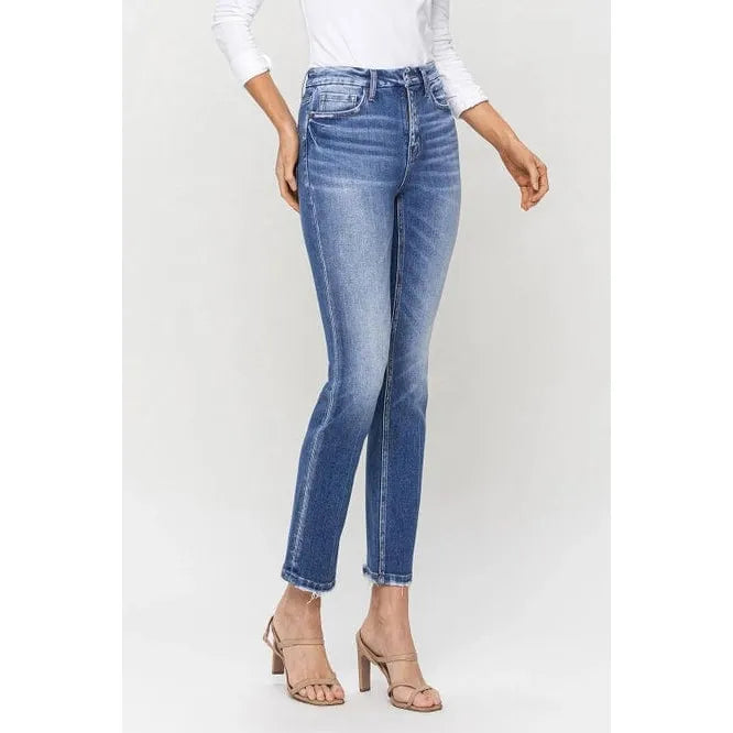 Flying Monkey Flying Monkey High Rise Slim Straight Poised Jeans
