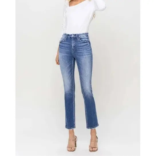 Flying Monkey Flying Monkey High Rise Slim Straight Poised Jeans