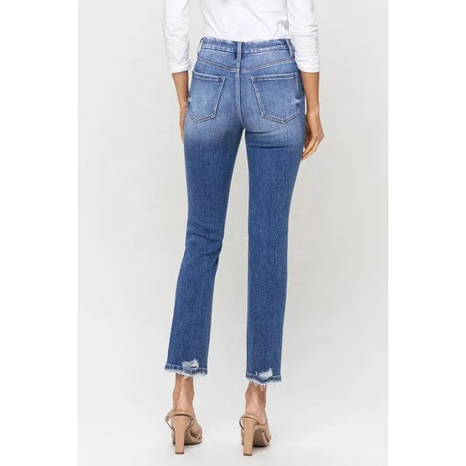 Flying Monkey Flying Monkey High Rise Slim Straight Poised Jeans