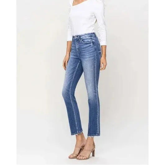 Flying Monkey Flying Monkey High Rise Slim Straight Poised Jeans