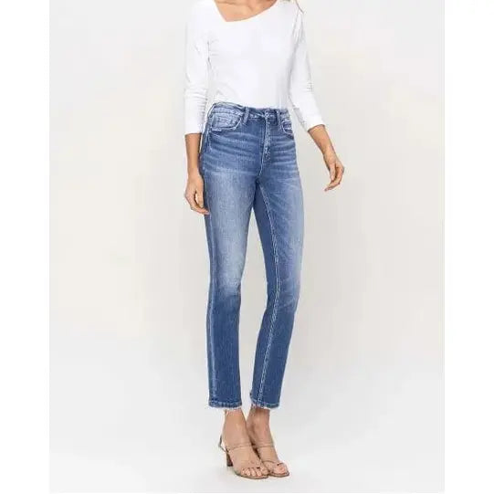Flying Monkey Flying Monkey High Rise Slim Straight Poised Jeans