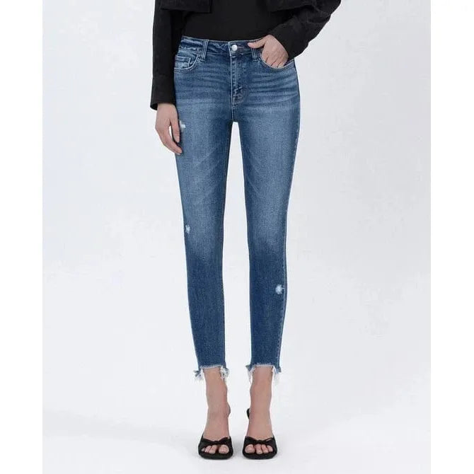 Flying Monkey Counter Attack High Rise Crop Skinny