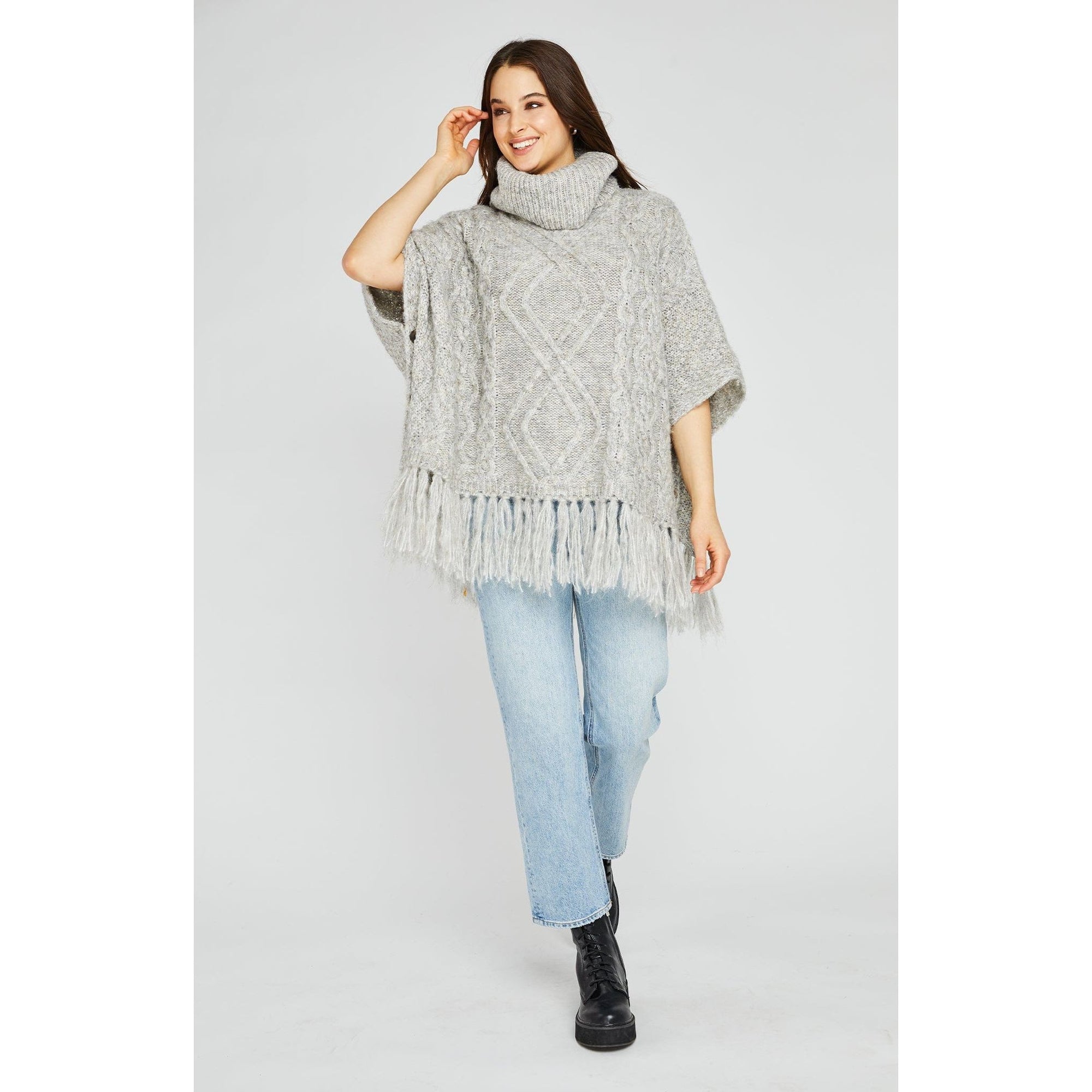 Gentle Fawn Heather Moonlight / XS-S Gentle Fawn Kindred Pullover Shawl