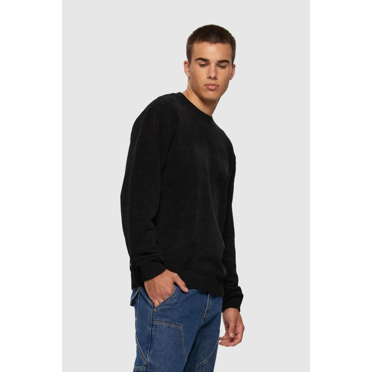 Kuwalla Textured Knit Crew by Kuwalla: cozy rib-knit crewneck with snug collar and cuffs.