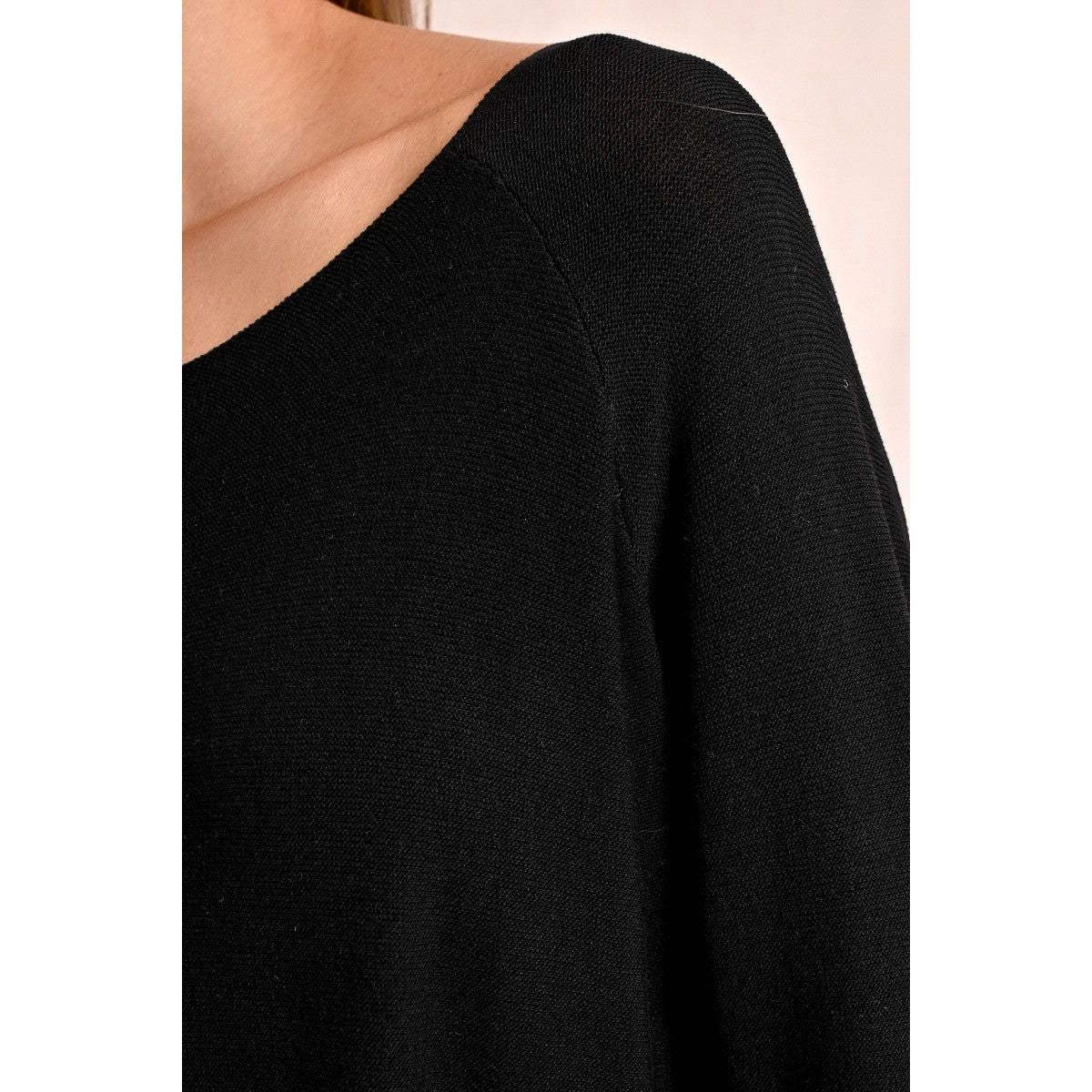 Molly Bracken Boat Neck Long Sleeve Sweater