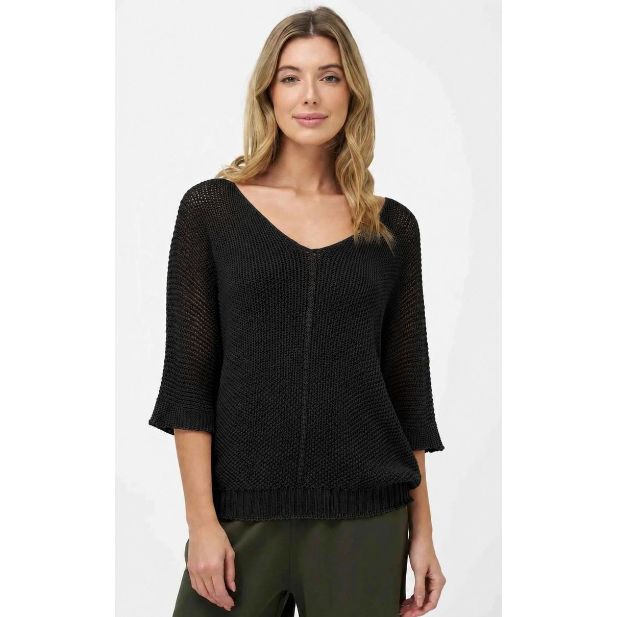 M Made in Italy V Neck Sweater