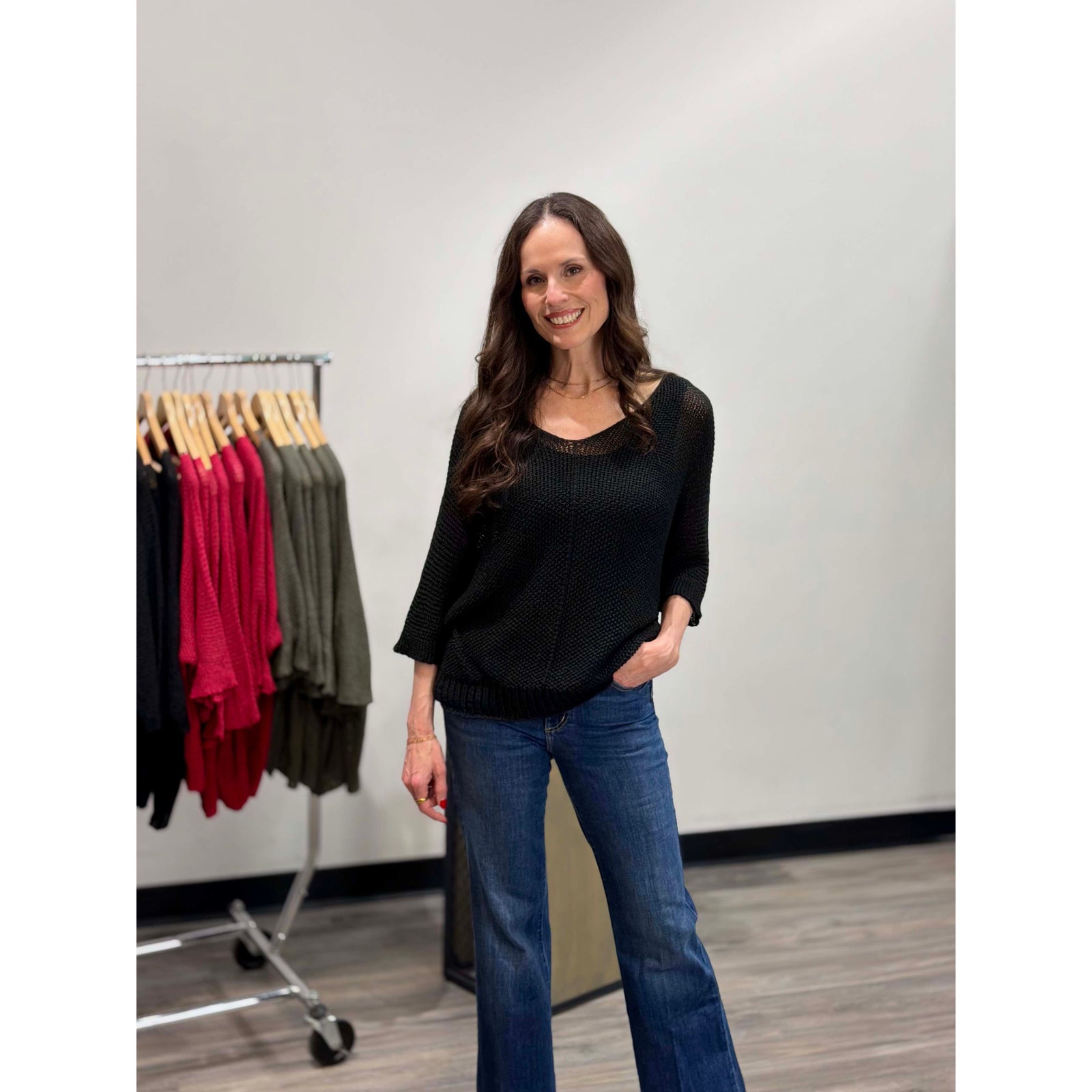 M Made in Italy V Neck Sweater