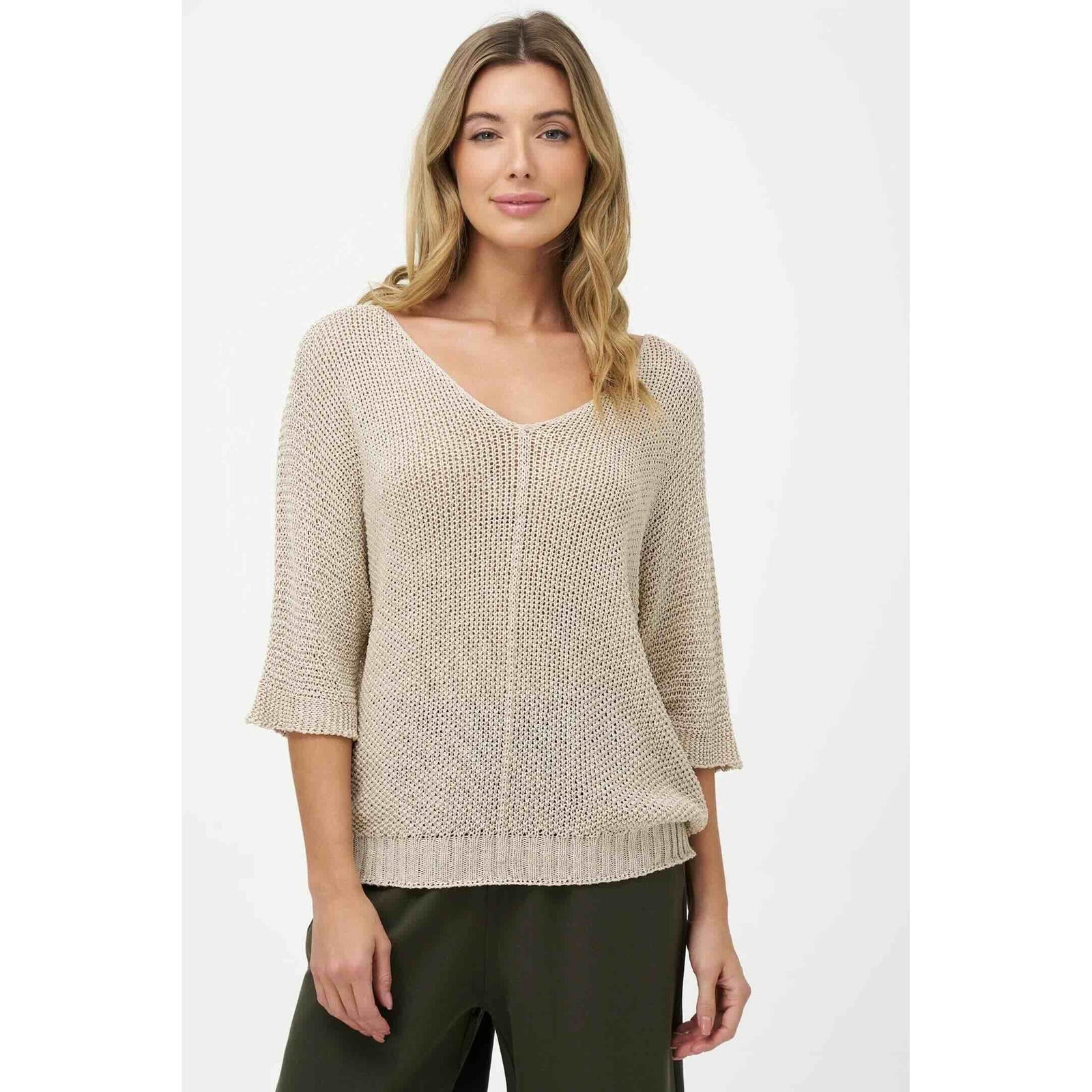M Made in Italy V Neck Sweater
