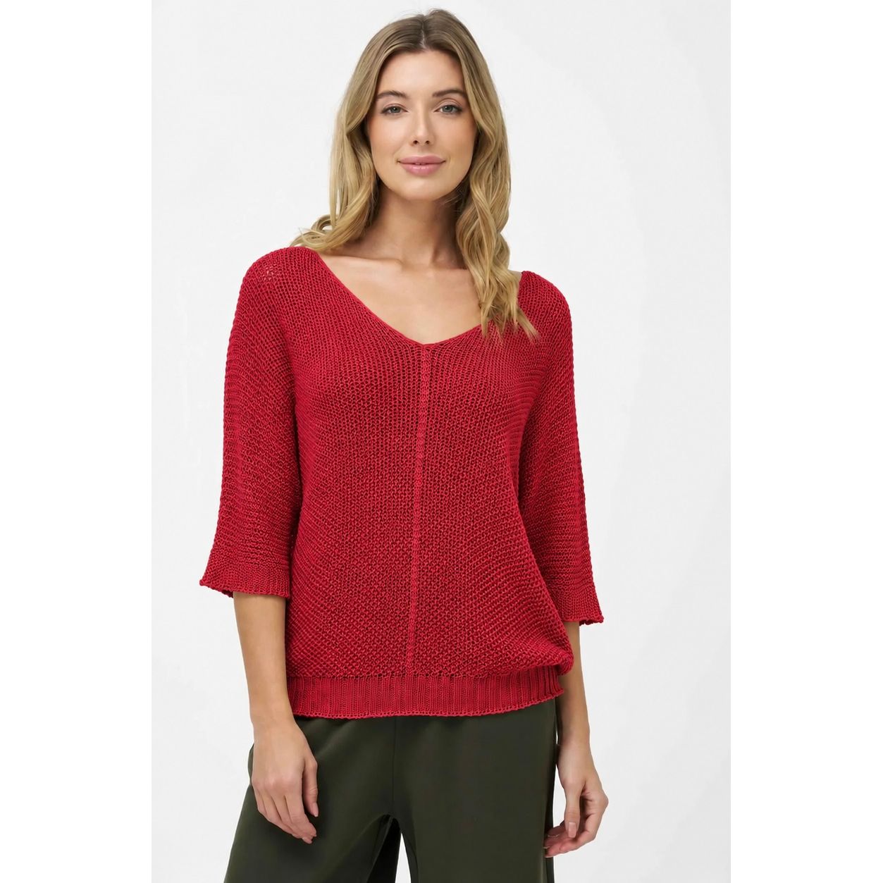 M Made in Italy V Neck Sweater