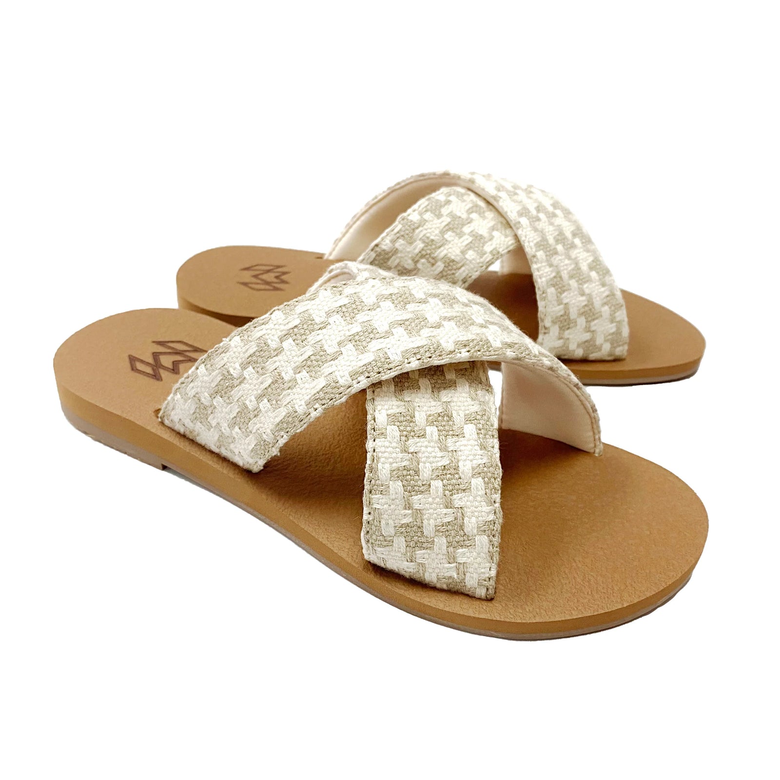 Stylish Malvados Ellie Cross sandals with padded straps and memory foam for ultimate comfort and support.