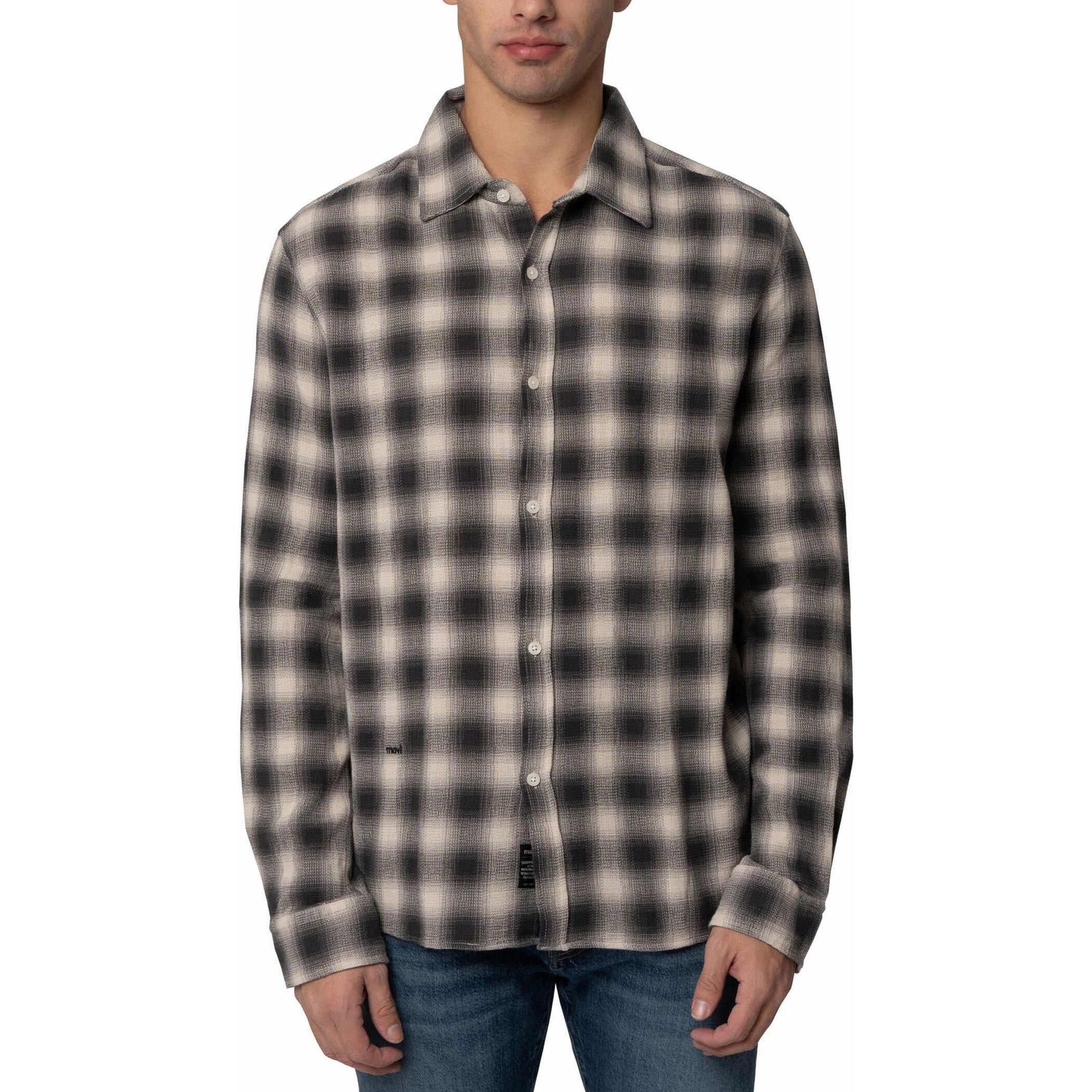Elevate your style with the Mavi Check Long Sleeve Shirt, featuring a classic check pattern and perfect for denim.