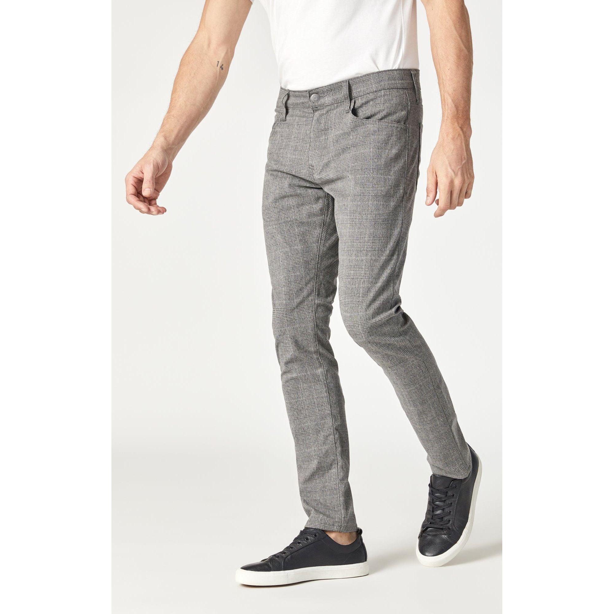 Mavi Jeans Grey / 30 Mavi Jake Light Grey Plaid pant