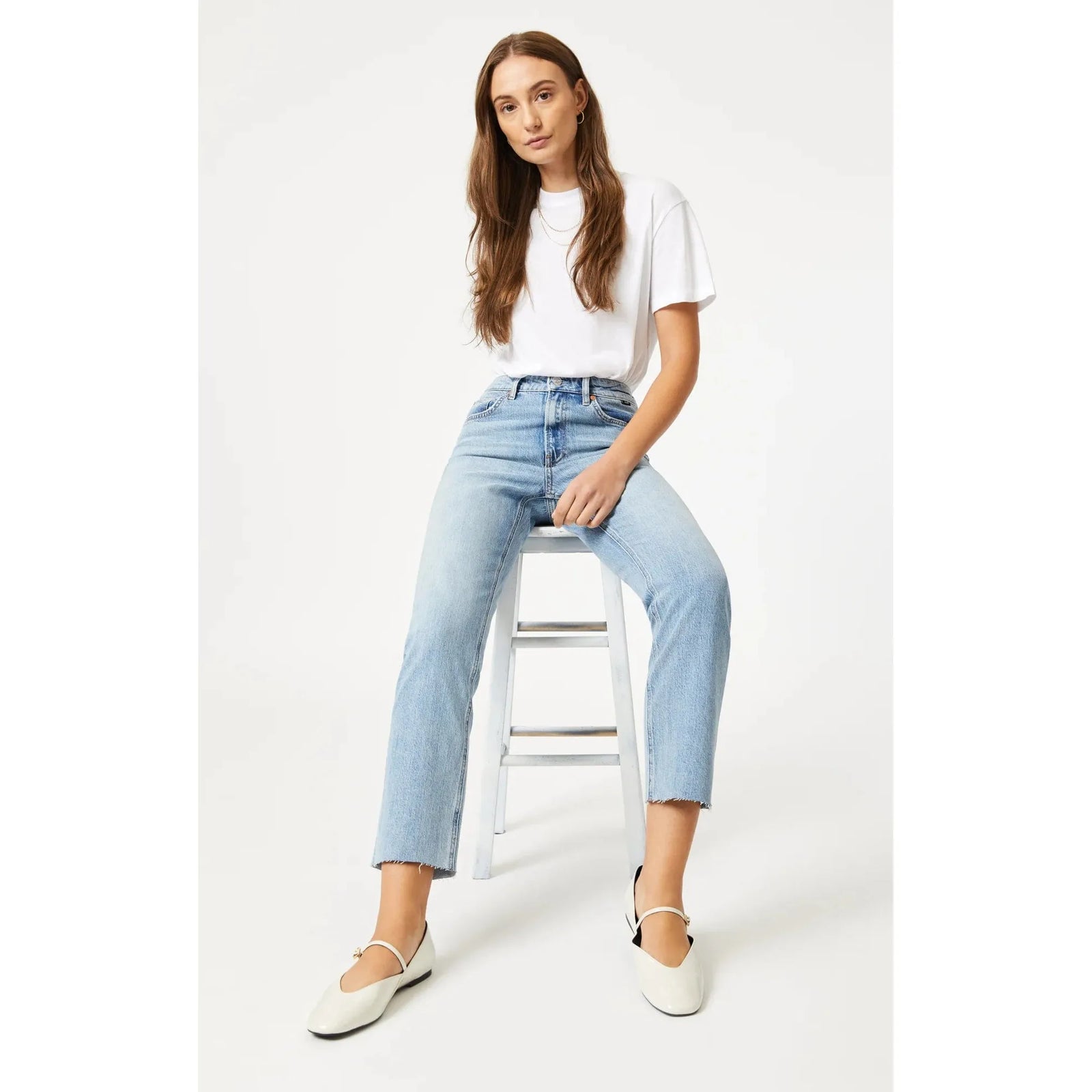 Mavi Jeans Mavi New York Bleached Recycled Blue Denim