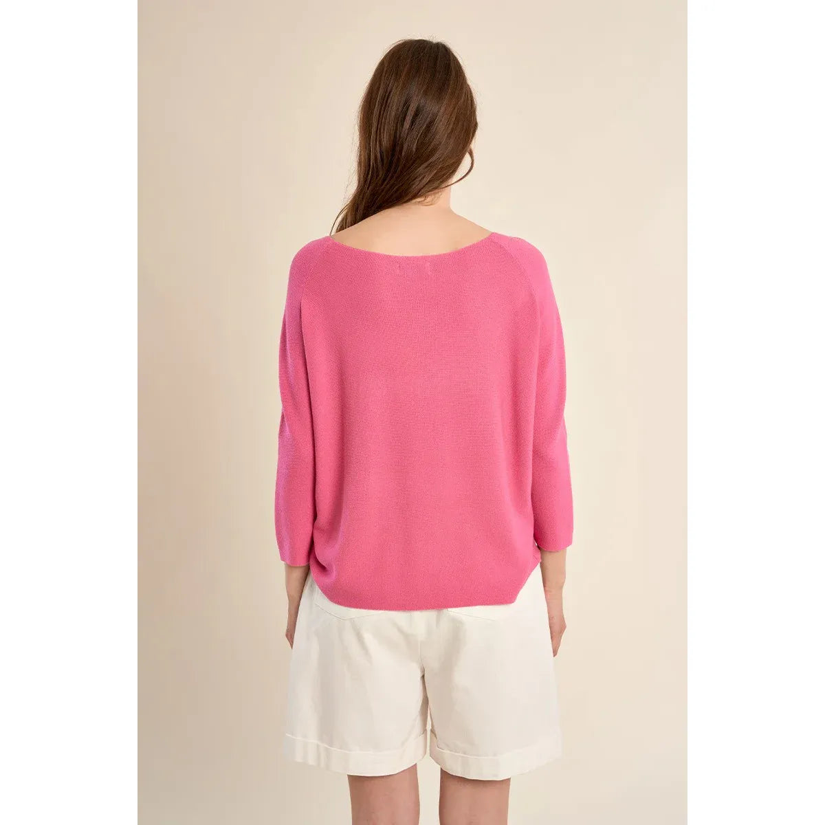 Molly Bracken Boat Neck Long Sleeve Sweater